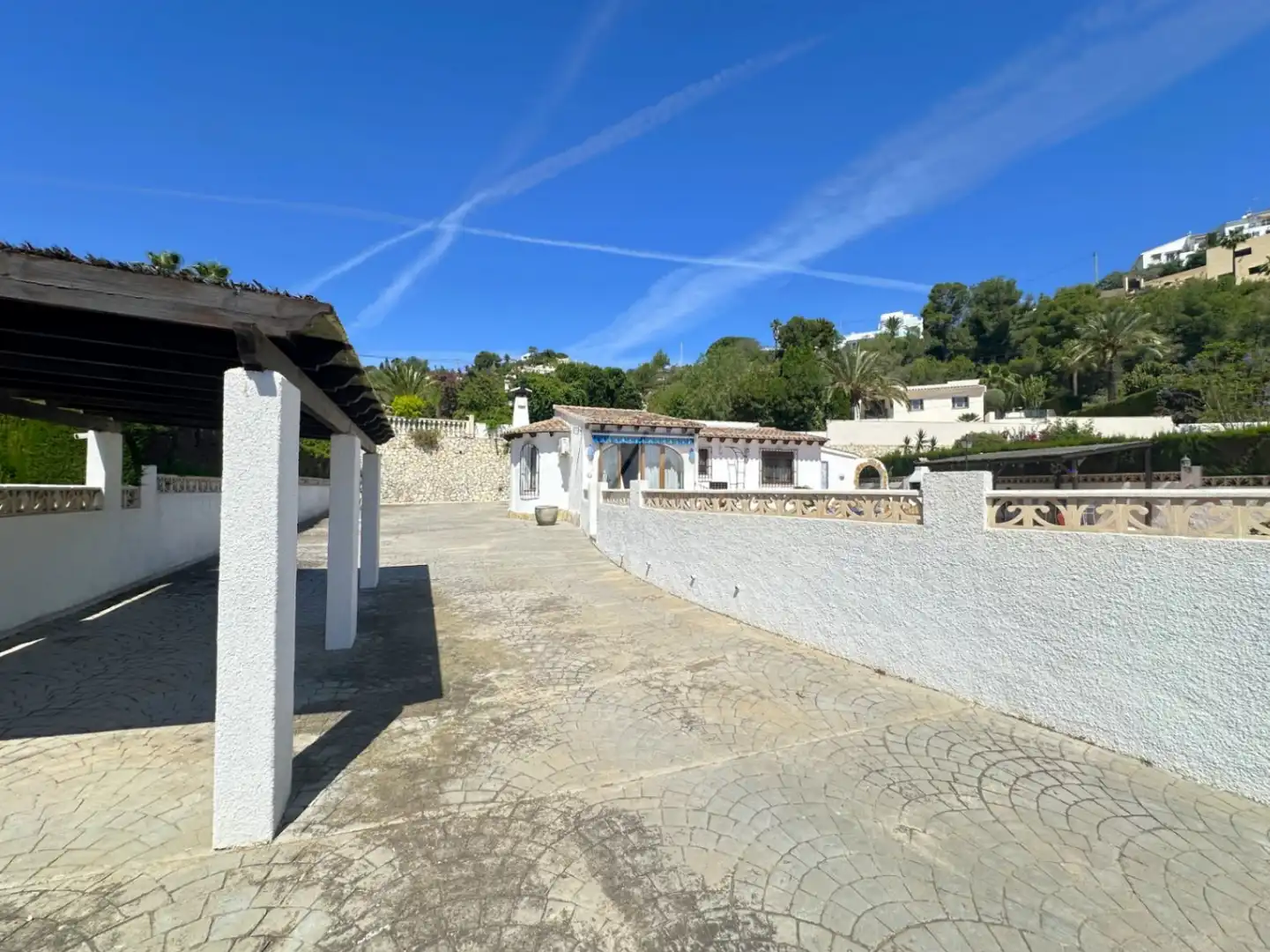 Exterior view of Houses for sale in Moraira  with Air Conditioner, Heating and Private garden