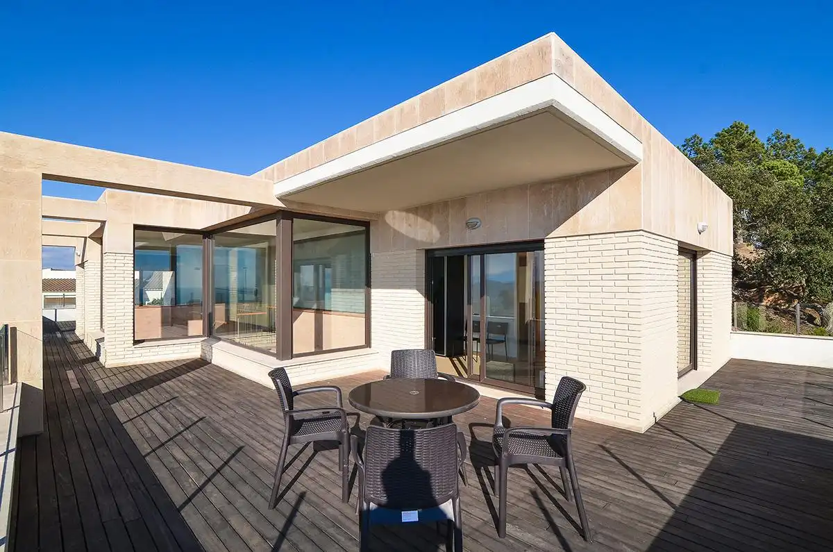 Terraza de Casa o chalet en venta en Lloret de Mar con Jardín privado, Terraza y Piscina