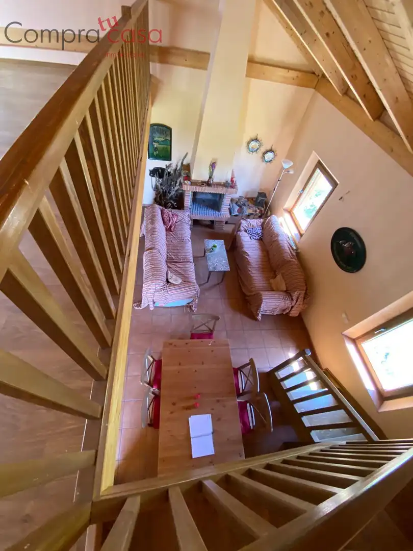 Sala de estar de Finca rústica en venta en Cercedilla con Calefacción