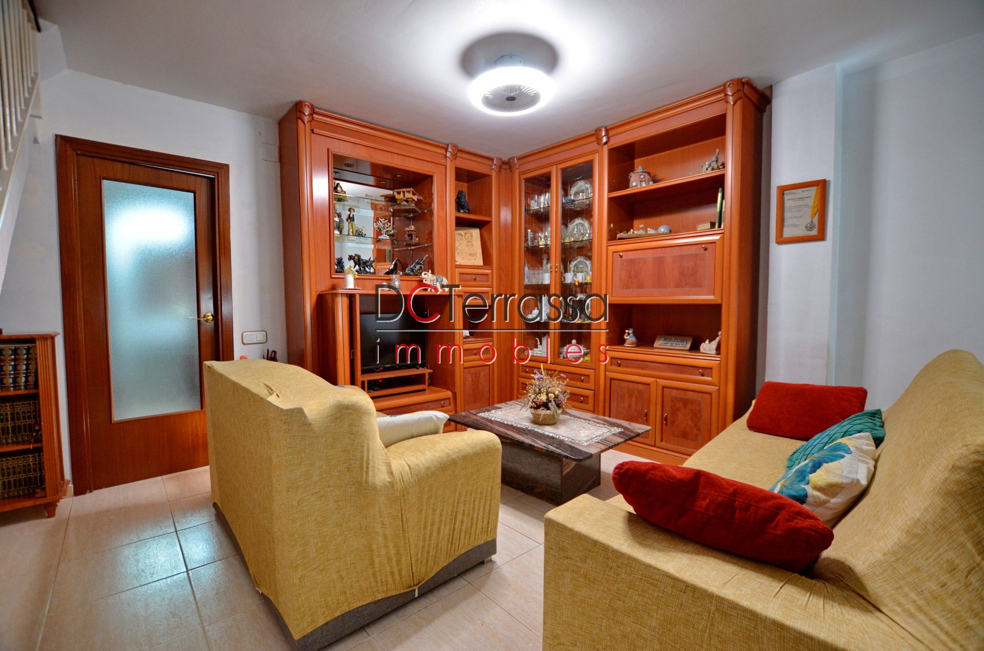 Sala de estar de Dúplex en venta en Terrassa con Aire acondicionado, Calefacción y Terraza