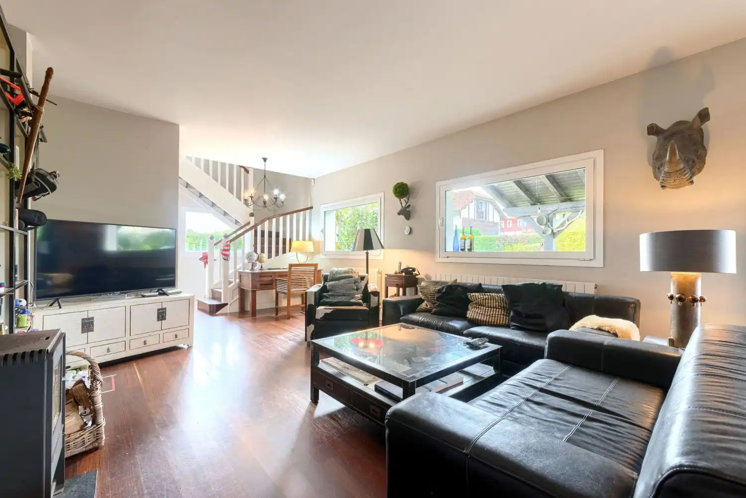 Sala de estar de Casa o chalet en venta en Lemoiz con Calefacción, Terraza y Trastero