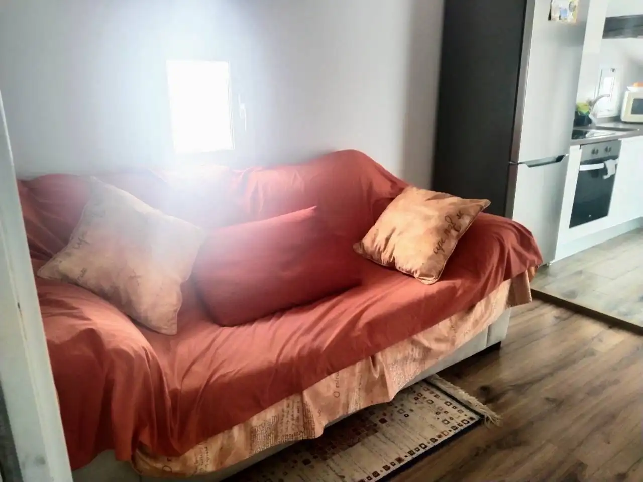 Living room of Apartments for rent in Burgos  with Heating, Parquet flooring and Furnished