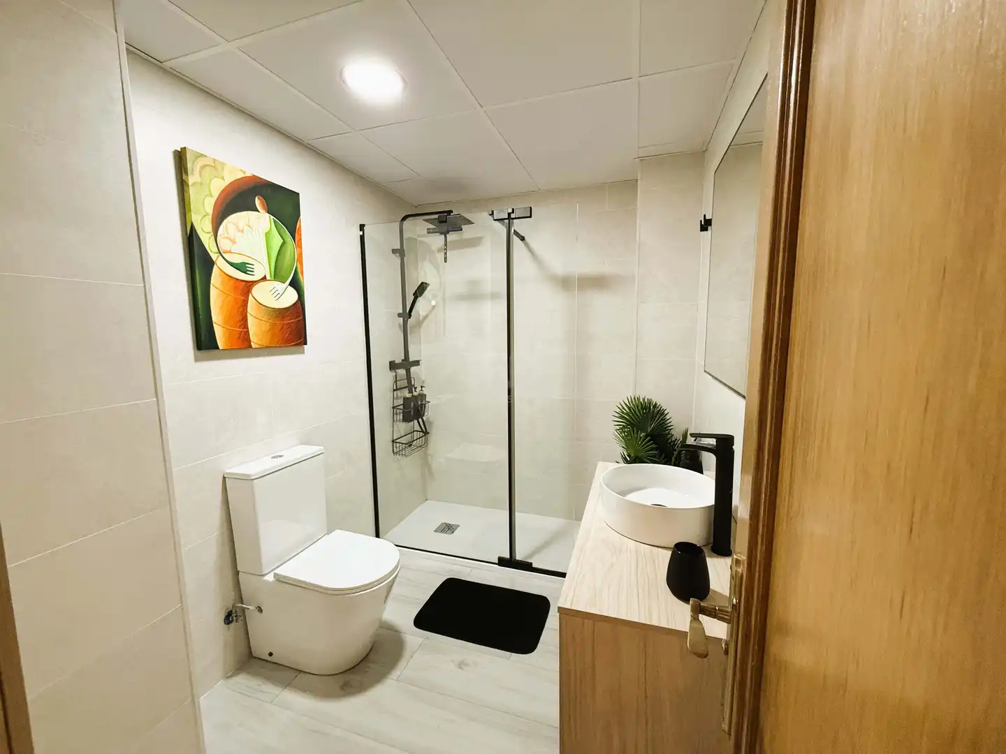Badezimmer von Dachboden zum Verkauf in Chiclana de la Frontera mit Klimaanlage, Heizung und Terrasse