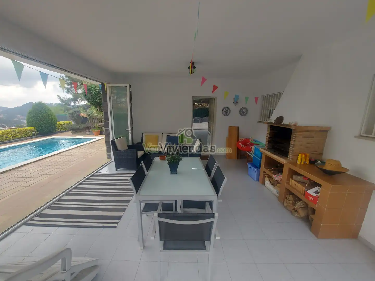 Comedor de Casa o chalet en venta en Vallirana con Calefacción, Jardín privado y Terraza
