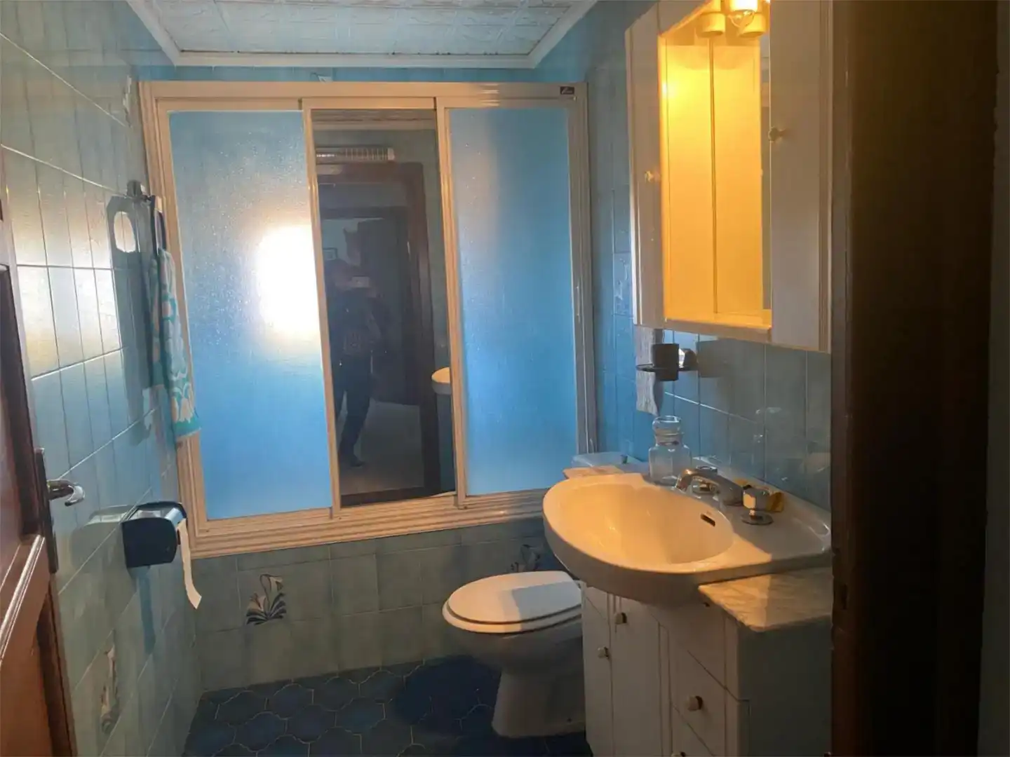 Bany de Casa adosada en venda en Belchite amb Aire condicionat i Balcó