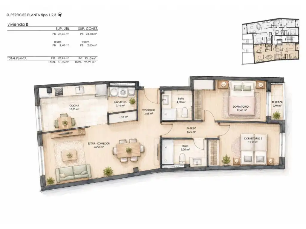 Flat with lift for sale in Avenida Vilaboa 213, imagen 12