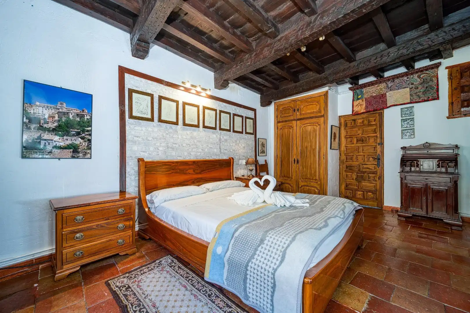 Schlafzimmer von Wohnungen zum Verkauf in Cuenca mit Heizung, Abstellraum und Möbliert