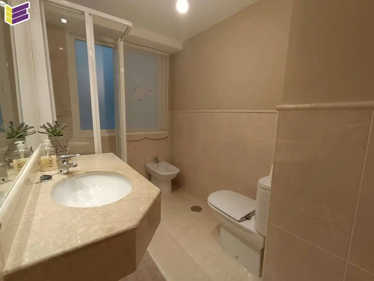 Baño de Dúplex en venta en Mondariz-Balneario con Aire acondicionado, Parquet y Trastero