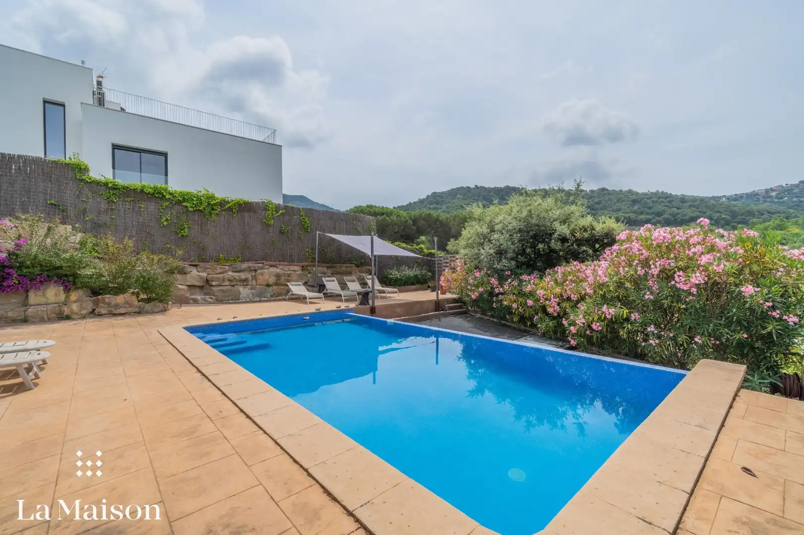 Piscina de Casa o xalet en venda en Vilanova del Vallès amb Parquet, Terrassa i Piscina
