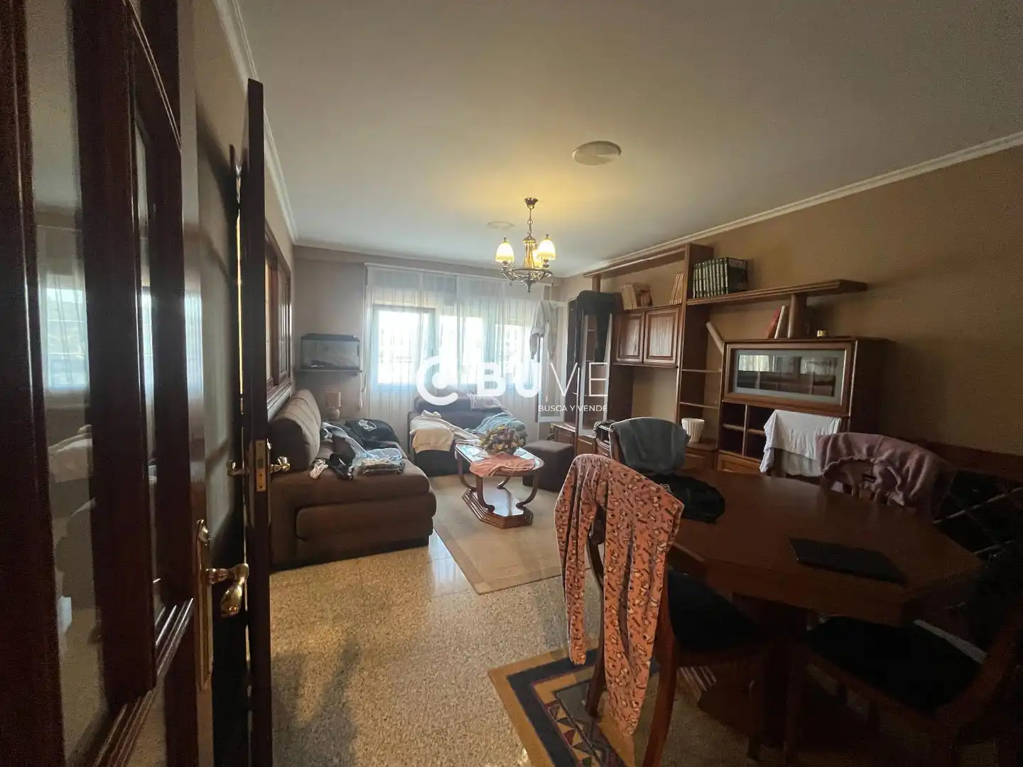 Sala de estar de Dúplex en venta en As Pontes de García Rodríguez  con Amueblado