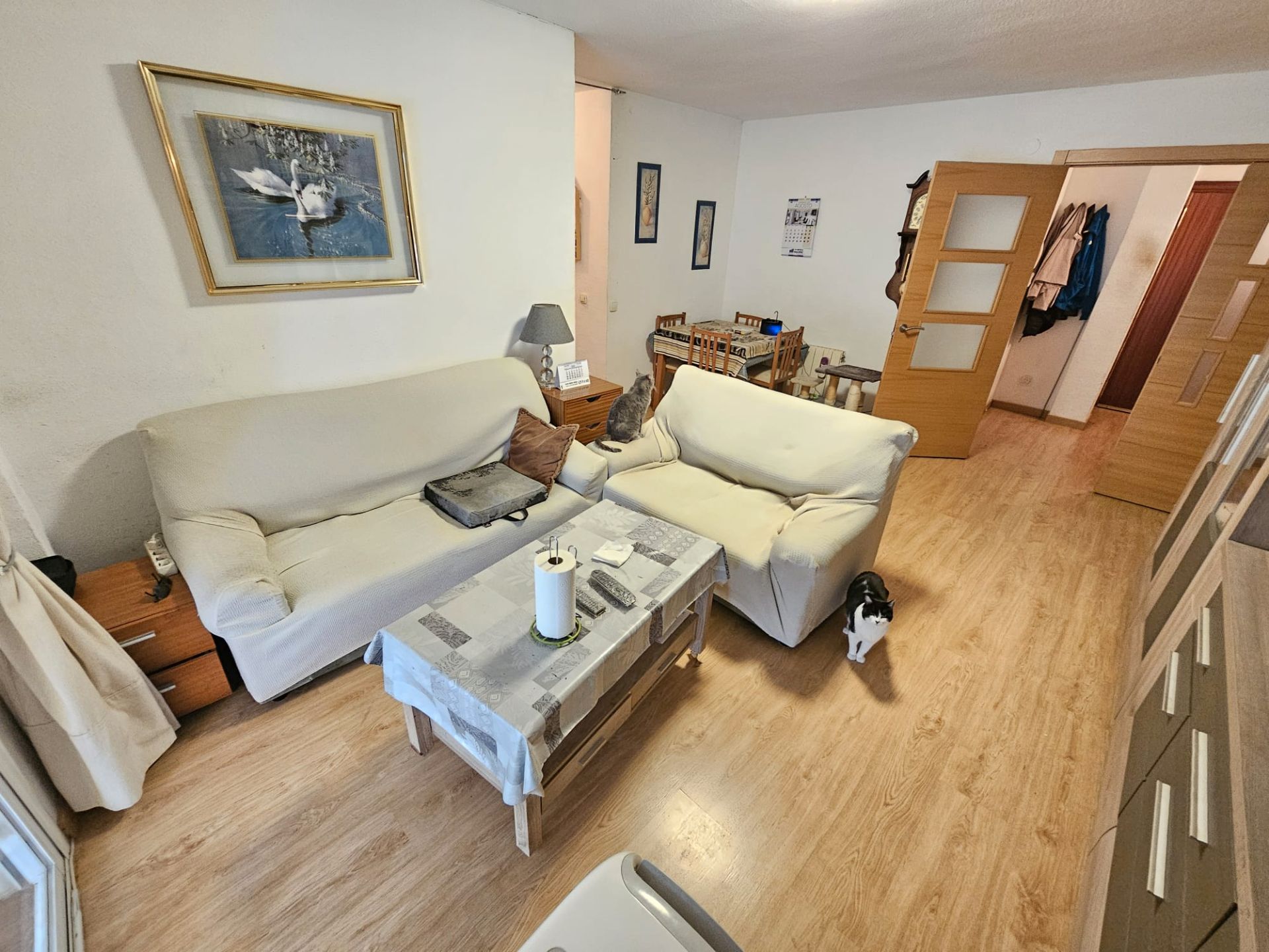Living room of Flat for sale in Algete  with Heating, Terrace and Community pool