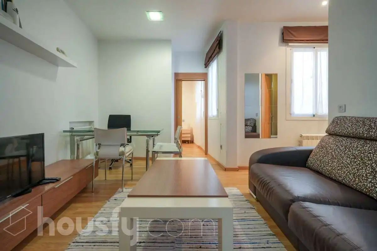Living room of Flat for sale in Madrid  with Heating
