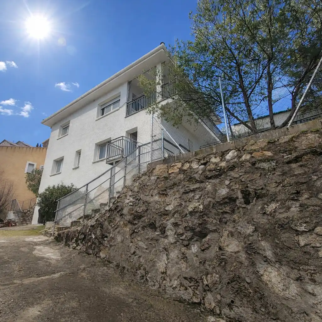 Exterior view of Houses for sale in Robledo de Chavela  with Private garden, Terrace and Oven