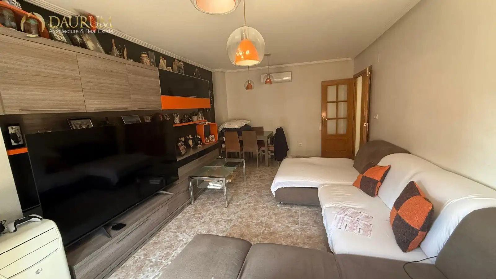 Wohnzimmer von Wohnung zum Verkauf in Alicante / Alacant mit Klimaanlage, Heizung und Abstellraum