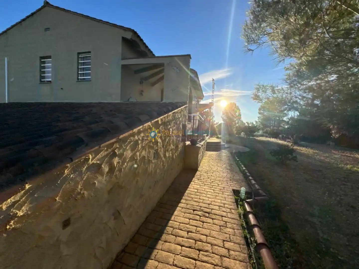 Vista exterior de Casa o chalet en venta en Benigànim con Aire acondicionado, Jardín privado y Terraza