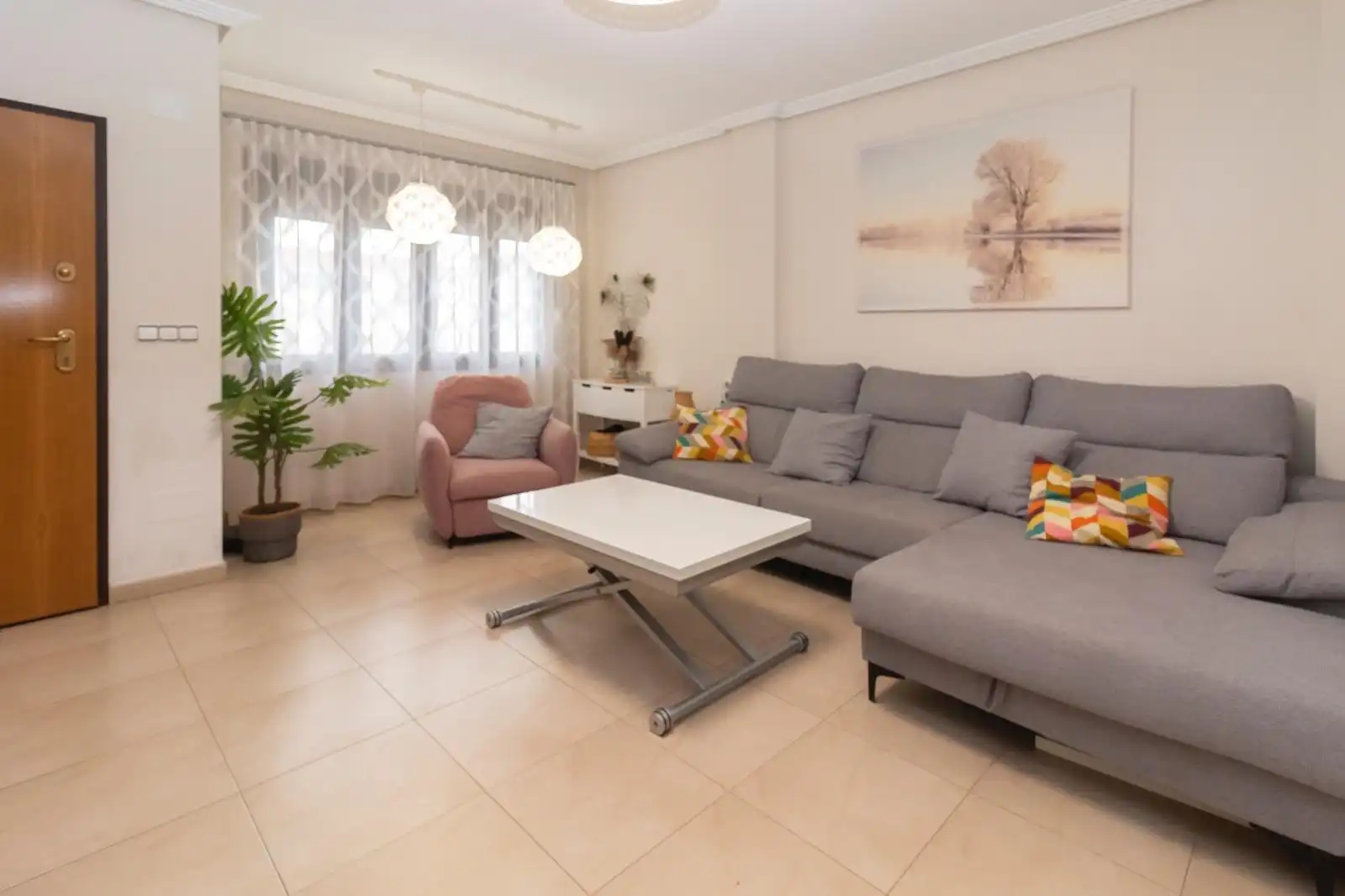Sala de estar de Casa adosada en venta en San Javier con Aire acondicionado, Jardín privado y Terraza