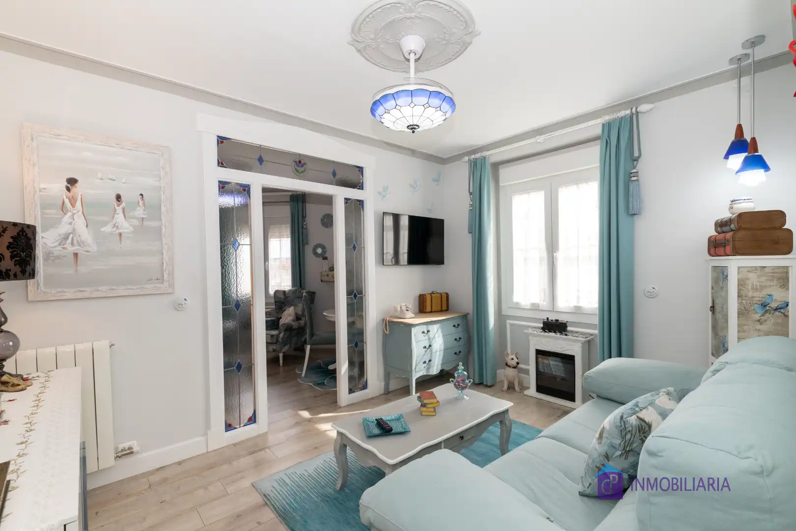 Sala de estar de Piso en venta en Zaragoza con Aire acondicionado, Calefacción y Horno