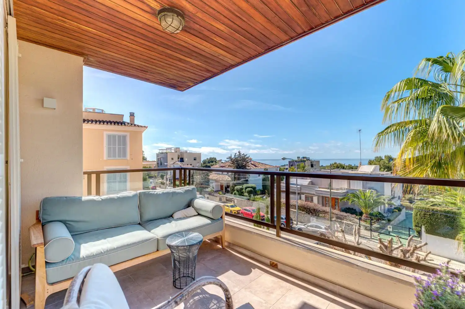 Terrace of Flat for sale in  Palma de Mallorca  with Air Conditioner, Private garden and Parquet flooring