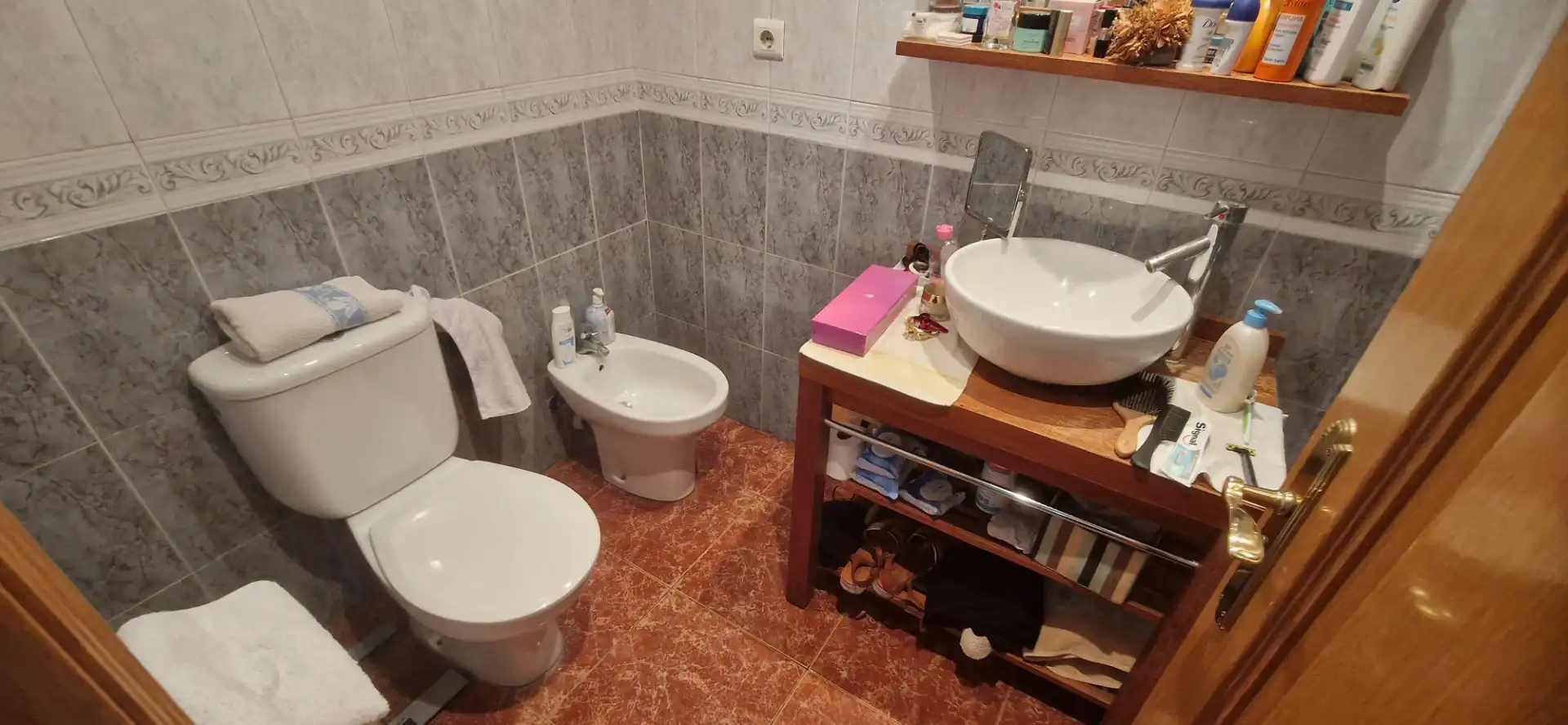 Bathroom of Detached homes for sale in Zaragoza  with Air Conditioner, Heating and Private garden