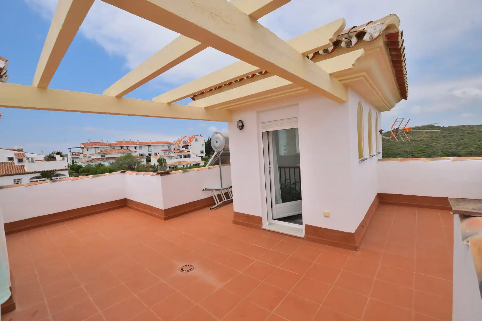 Terrace of Detached homes for sale in Manilva  with Air Conditioner, Private garden and Terrace