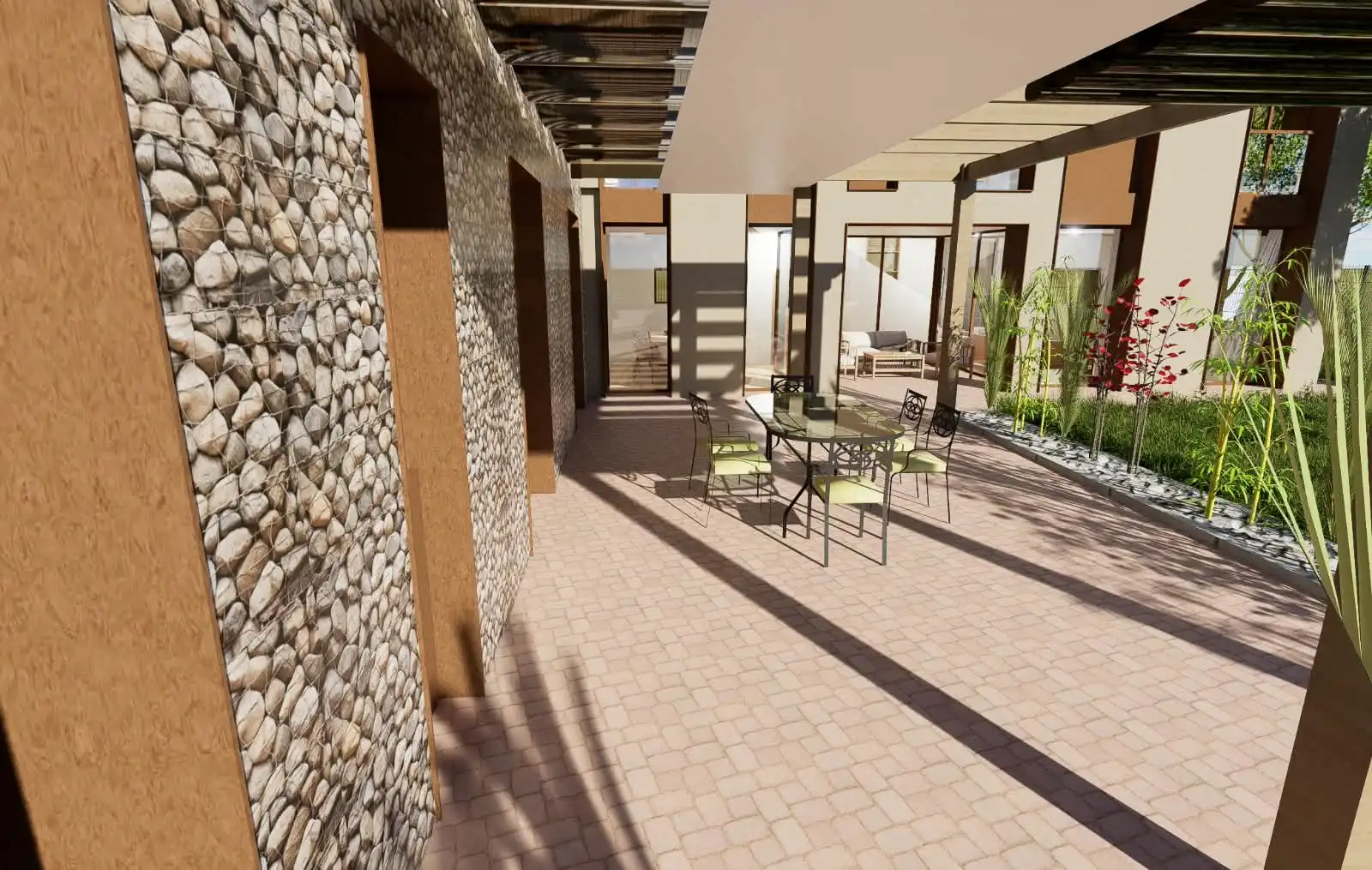 Terrasse von Haus oder Chalet zum Verkauf in Palazuelos de Eresma mit Heizung, Privatgarten und Abstellraum