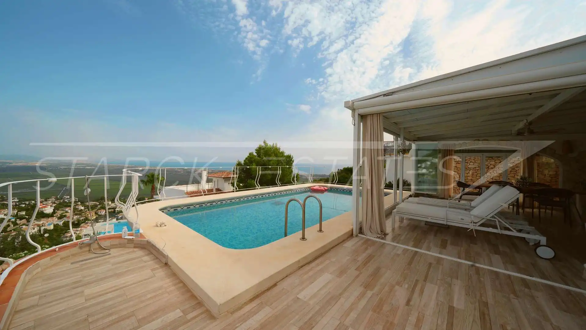 Terrassa de Casa o xalet en venda en La Vall d'Ebo amb Aire condicionat, Jardí privat i Piscina