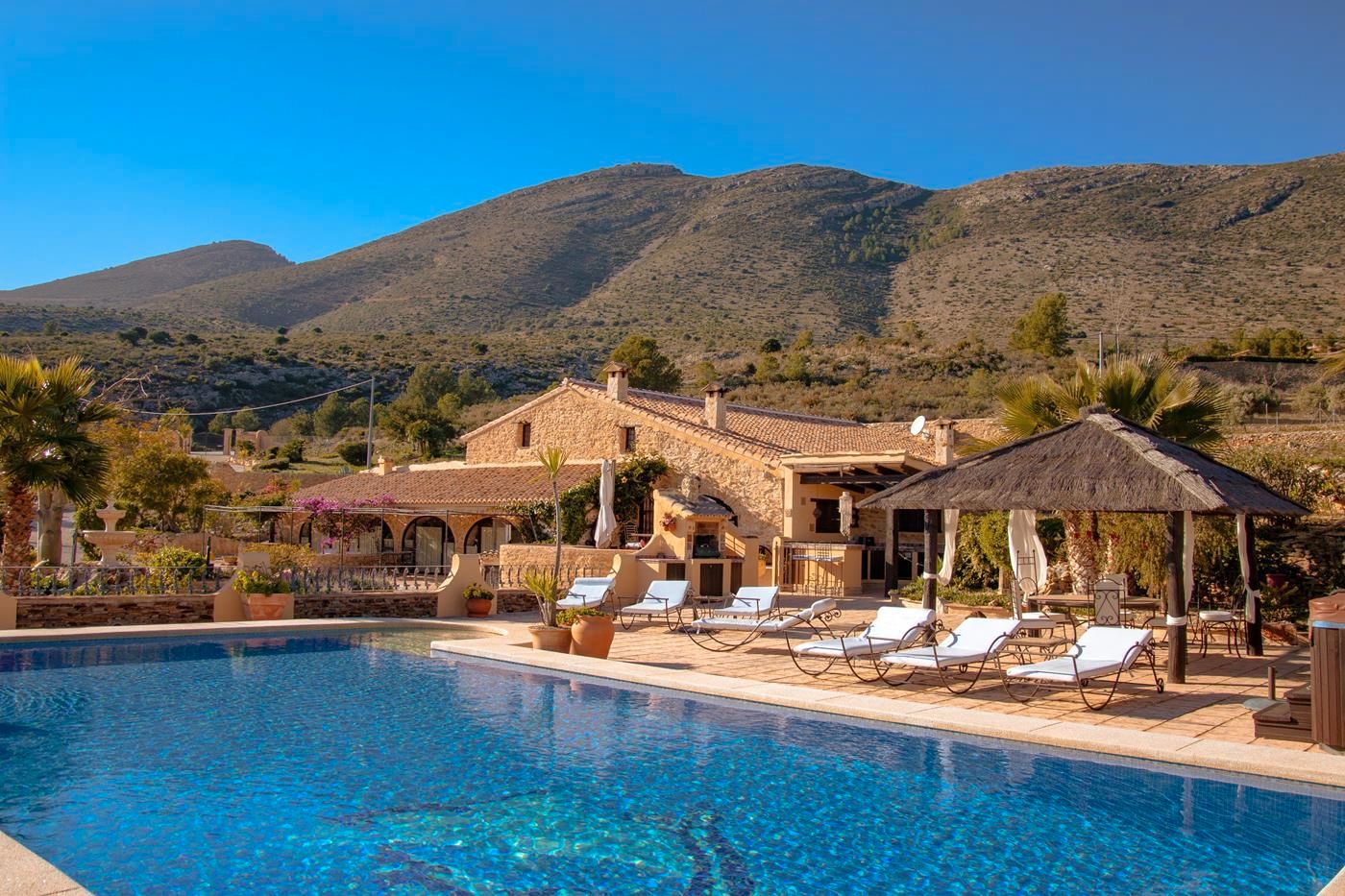 Piscina de Finca rústica en venda en Benissa
