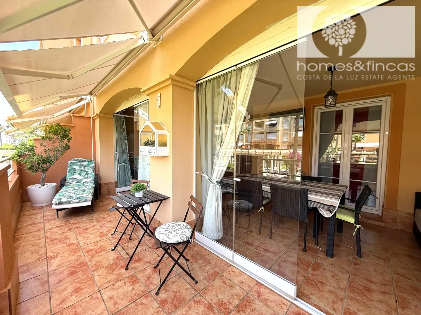 Terrace of Flat for sale in Ayamonte  with Air Conditioner, Terrace and Furnished