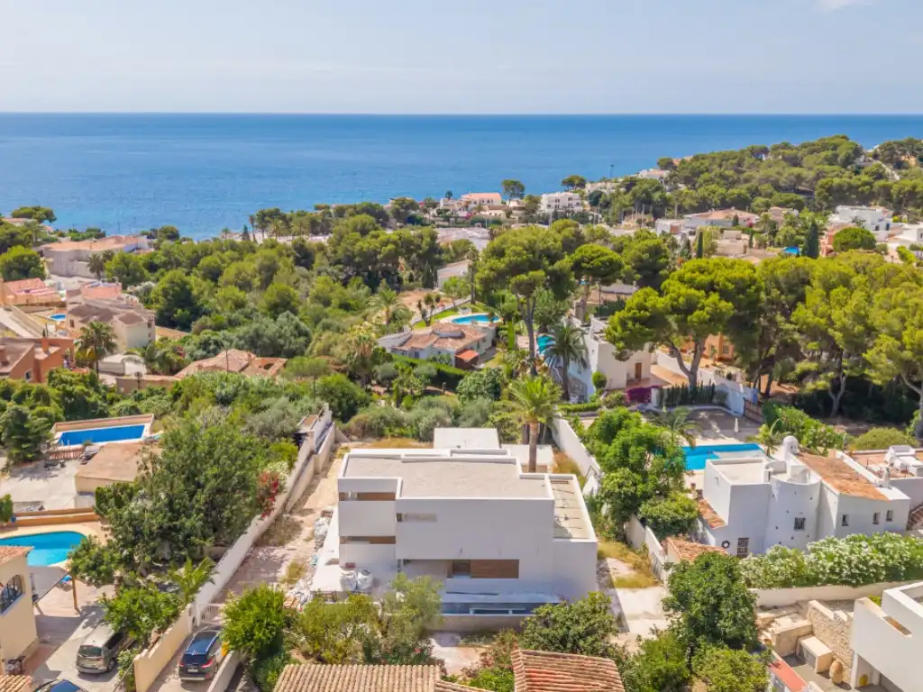 Exterior view of Houses for sale in Moraira  with Air Conditioner, Swimming Pool and Oven