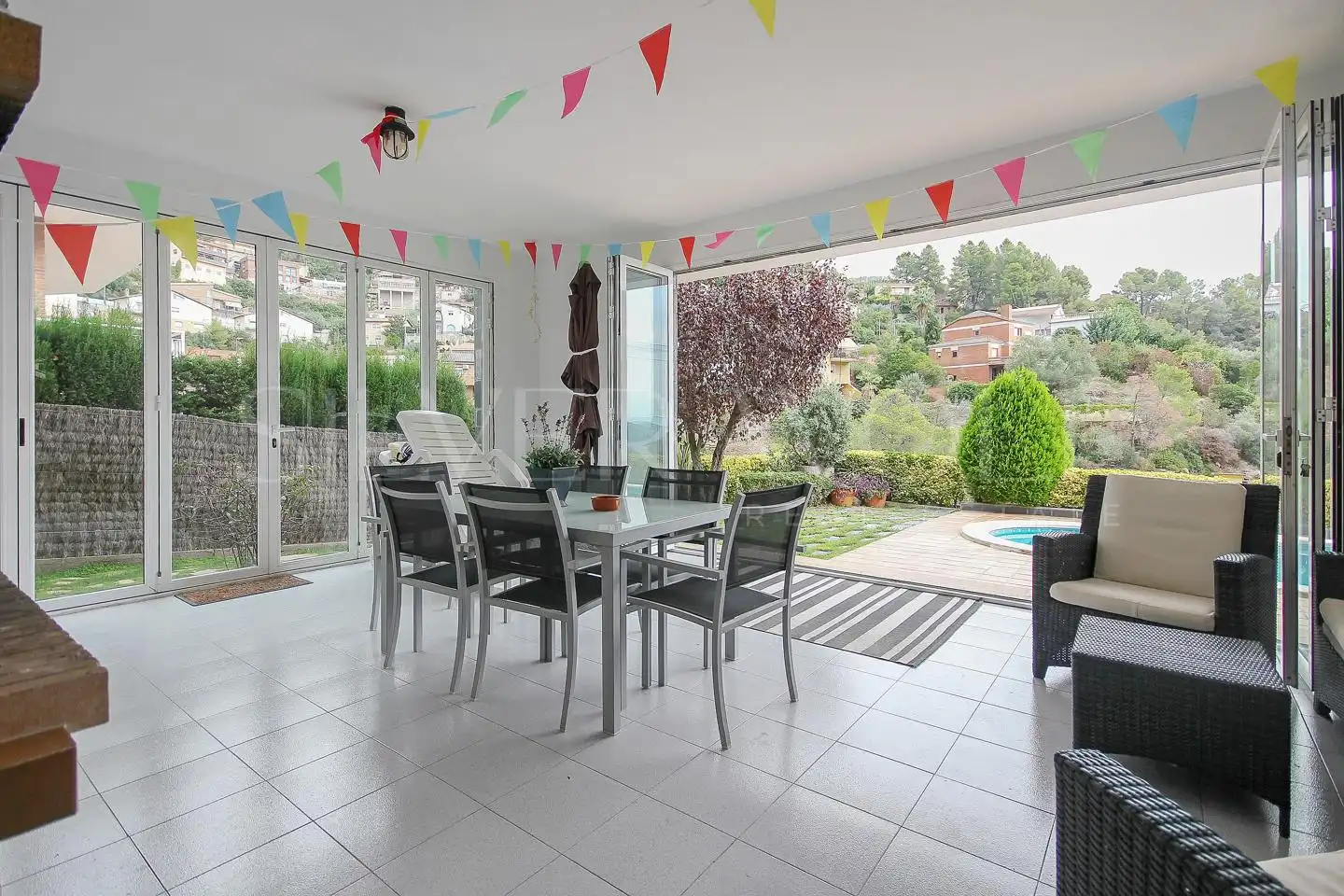 Terraza de Casa o chalet en venta en Vallirana, Barcelona