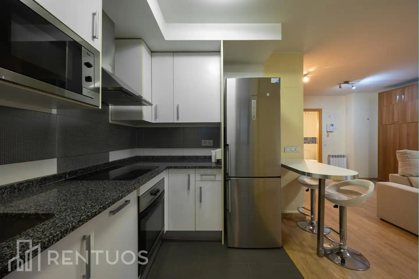 Kitchen of Study for rent in Madrid  with Air Conditioner, Heating and Storage room