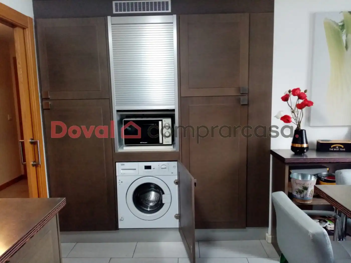 Kitchen of Flat for rent in O Porriño    with Heating, Terrace and Furnished