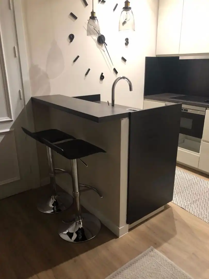 Küche von Wohnung zur Miete in Madrid mit Klimaanlage, Heizung und Parkett