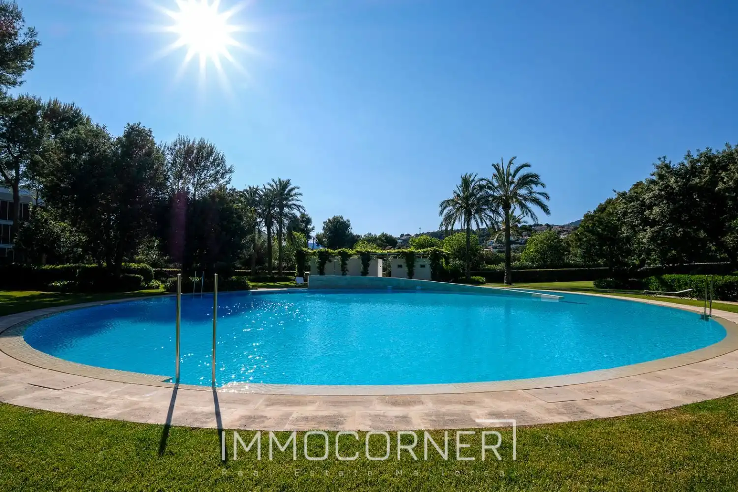 Swimming pool of Attic for rent in Calvià  with Air Conditioner, Private garden and Terrace