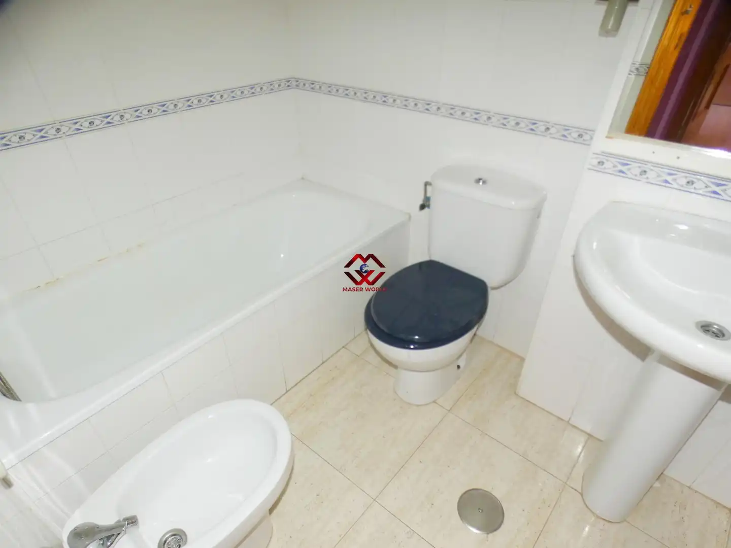 Baño de Apartamento en venta en Mazarrón con Amueblado y Balcón