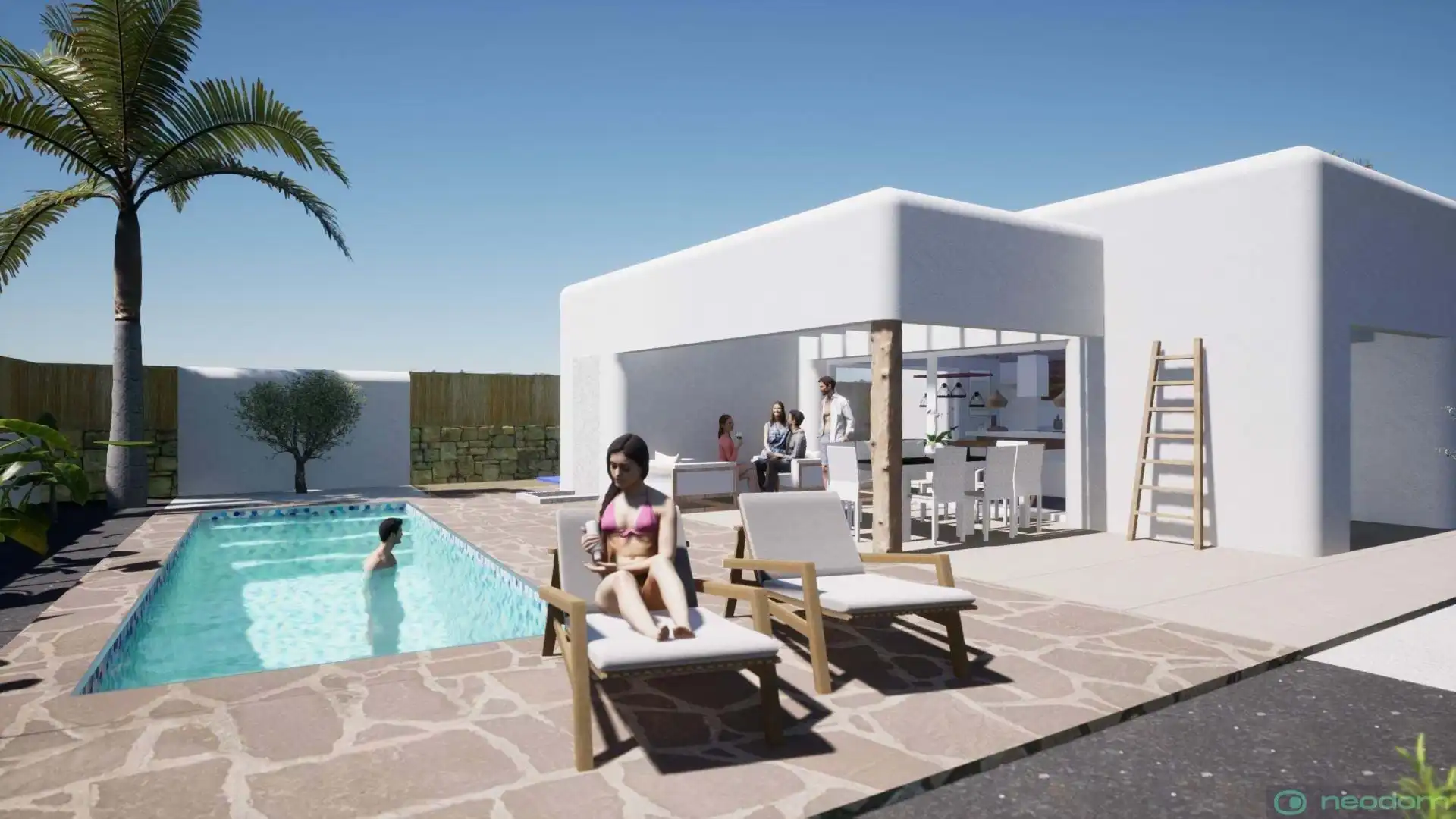 Terraza de Casa o chalet en venta en Pueblo - Urbanizaciones
