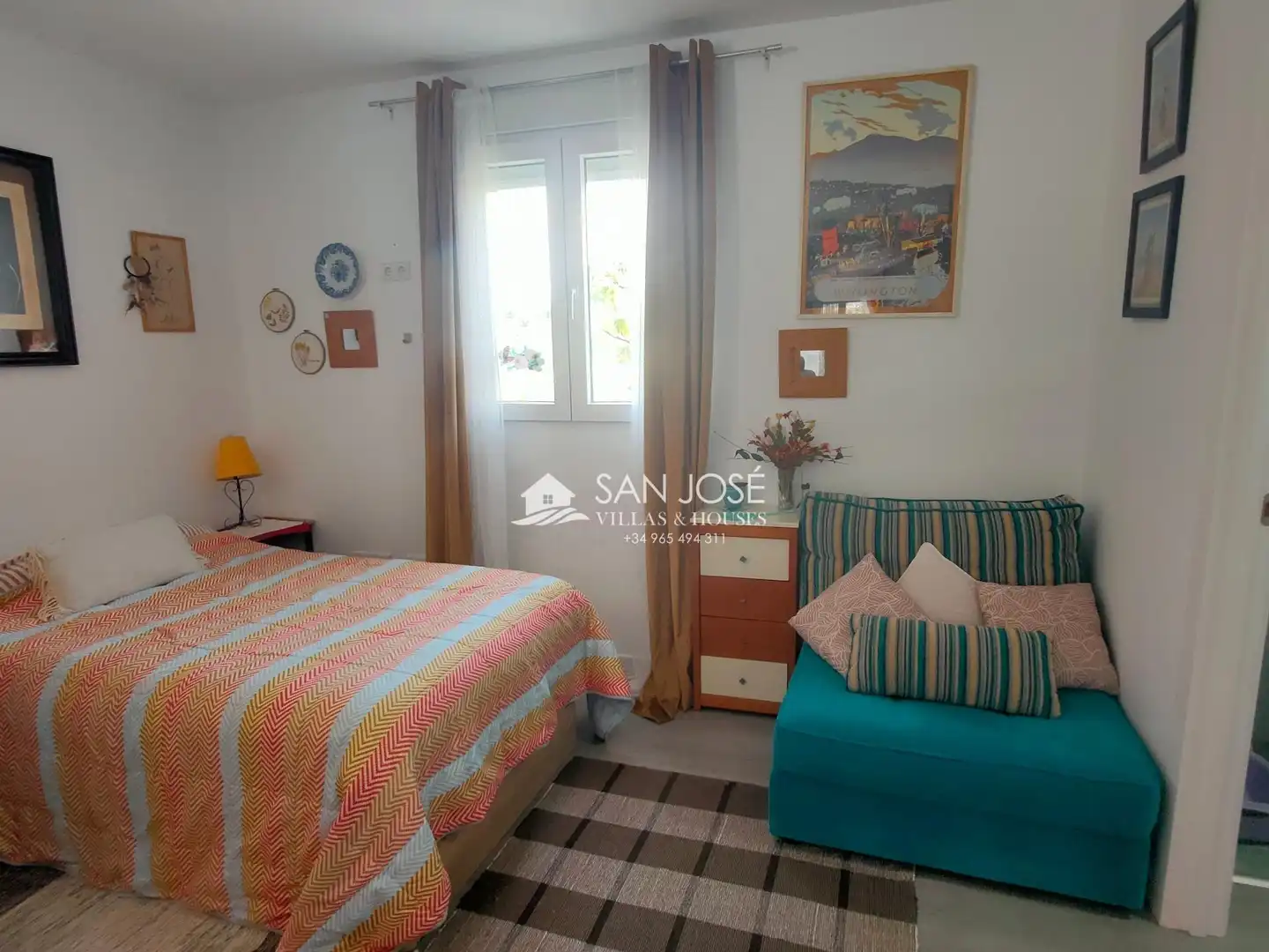 Habitación de Casa o chalet en venta en Aspe con Jardín privado, Trastero y Amueblado
