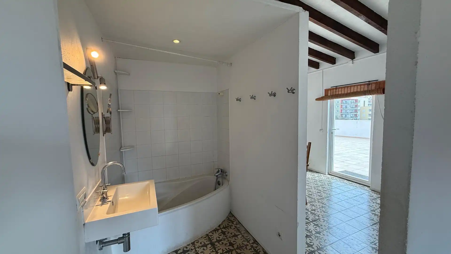 Badezimmer von Dachboden zum Verkauf in  Palma de Mallorca mit Terrasse