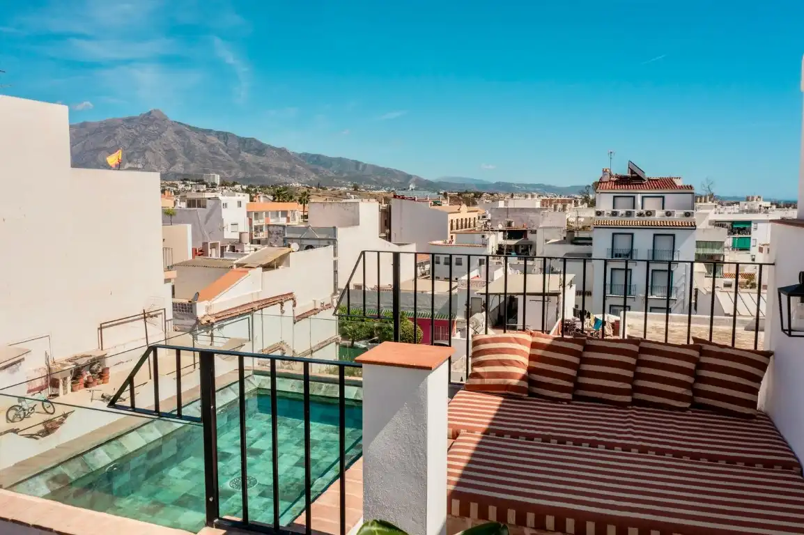 Terraza de Casa adosada en venta en Marbella con Aire acondicionado, Calefacción y Terraza