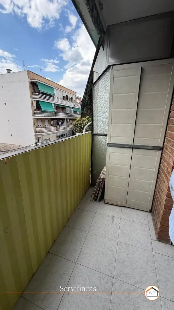 Balcony of Flat for sale in Madrid  with Air Conditioner, Heating and Parquet flooring