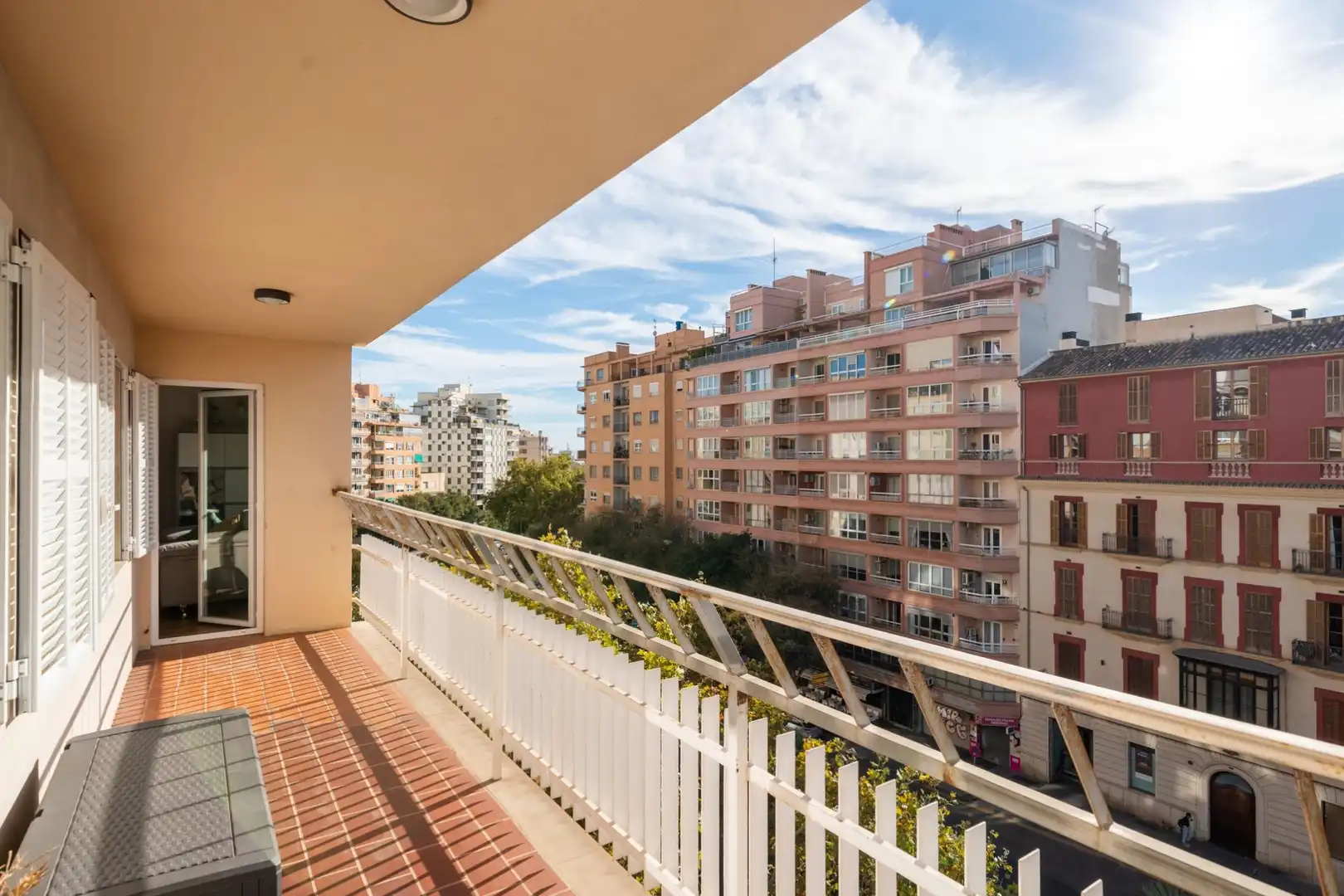 Balcony of Flat for sale in  Palma de Mallorca  with Air Conditioner, Heating and Parquet flooring