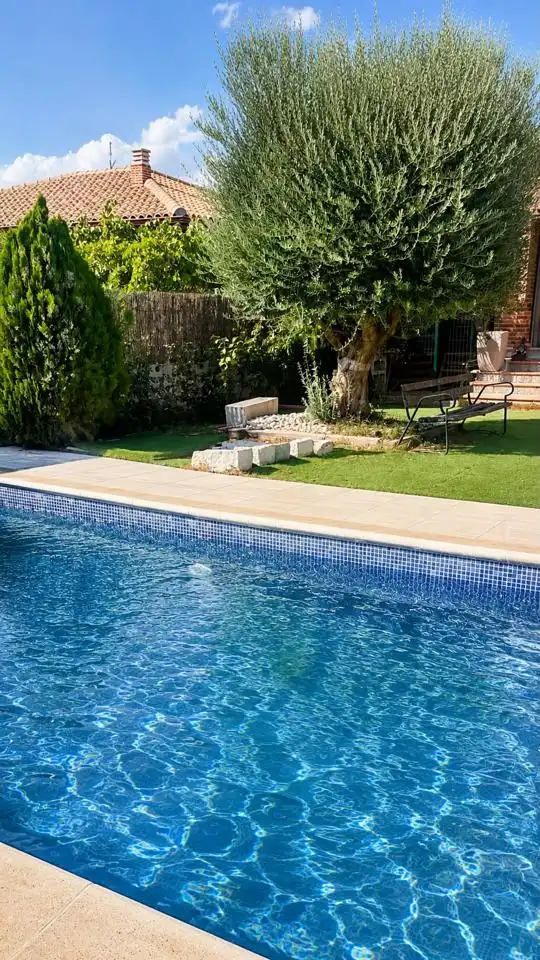Swimming pool of Houses for sale in El Casar  with Heating, Storage room and Swimming Pool