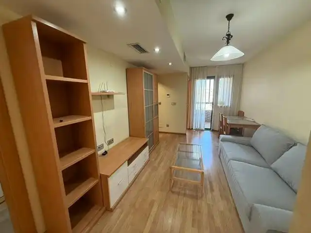 Sala de estar de Apartamento de alquiler en Murcia con Aire acondicionado, Calefacción y Parquet