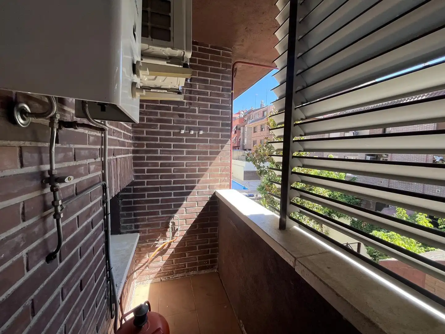 Terraza de Apartamento de alquiler en Las Rozas de Madrid con Aire acondicionado, Calefacción y Parquet