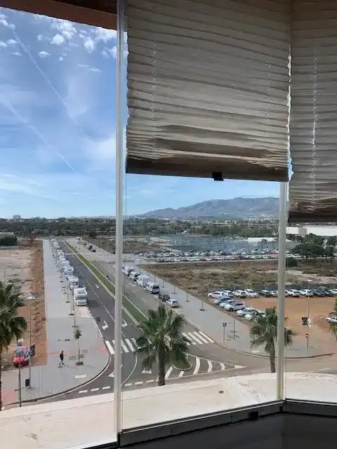 Parking of Flat for rent in Málaga  with Air Conditioner, Heating and Parquet flooring