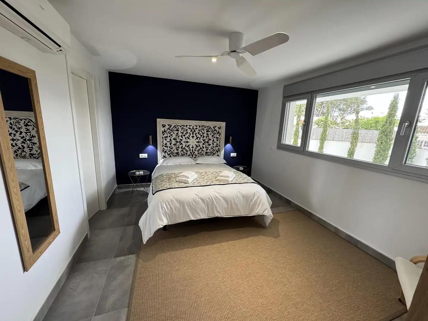 Bedroom of Houses for rent in Moraira  with Air Conditioner, Heating and Private garden