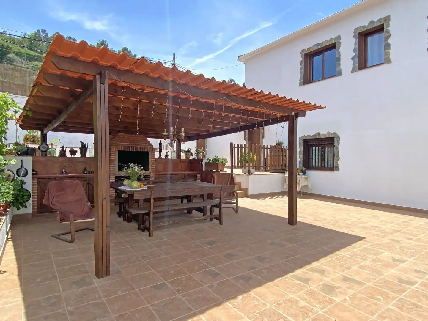 Terraza de Casa o chalet en venta en Sant Vicenç Dels Horts con Aire acondicionado, Terraza y Piscina