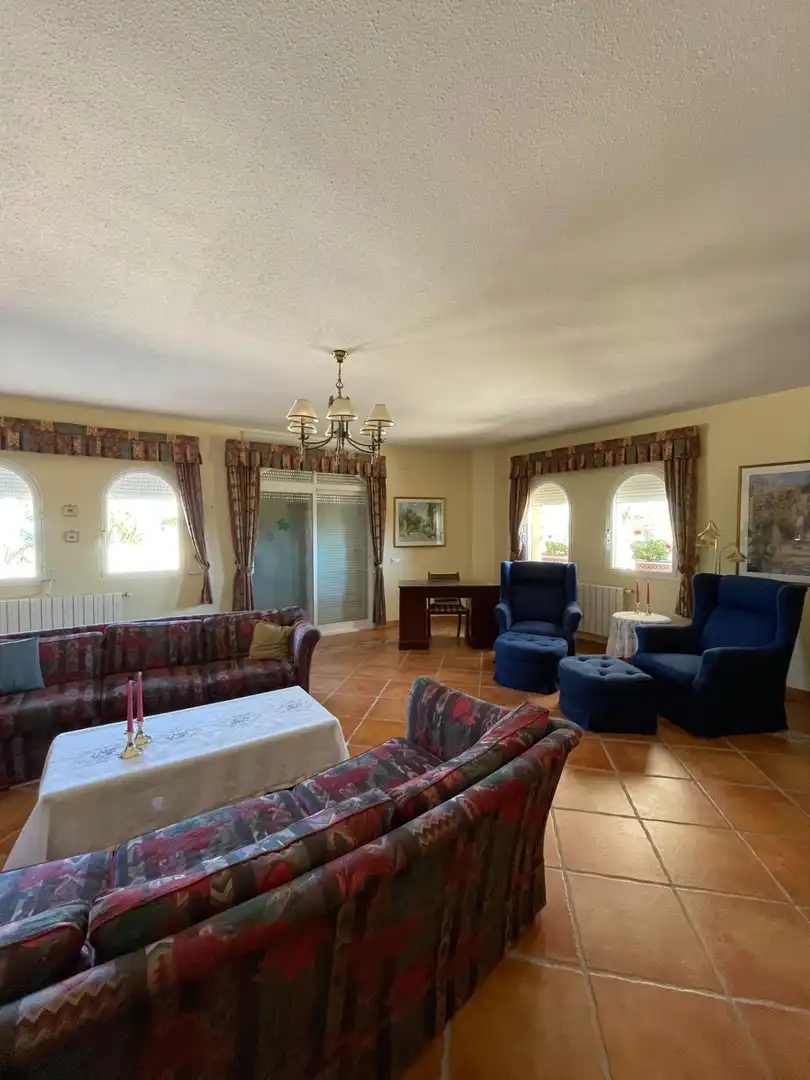 Living room of Houses for sale in L'Alfàs del Pi  with Air Conditioner, Heating and Private garden