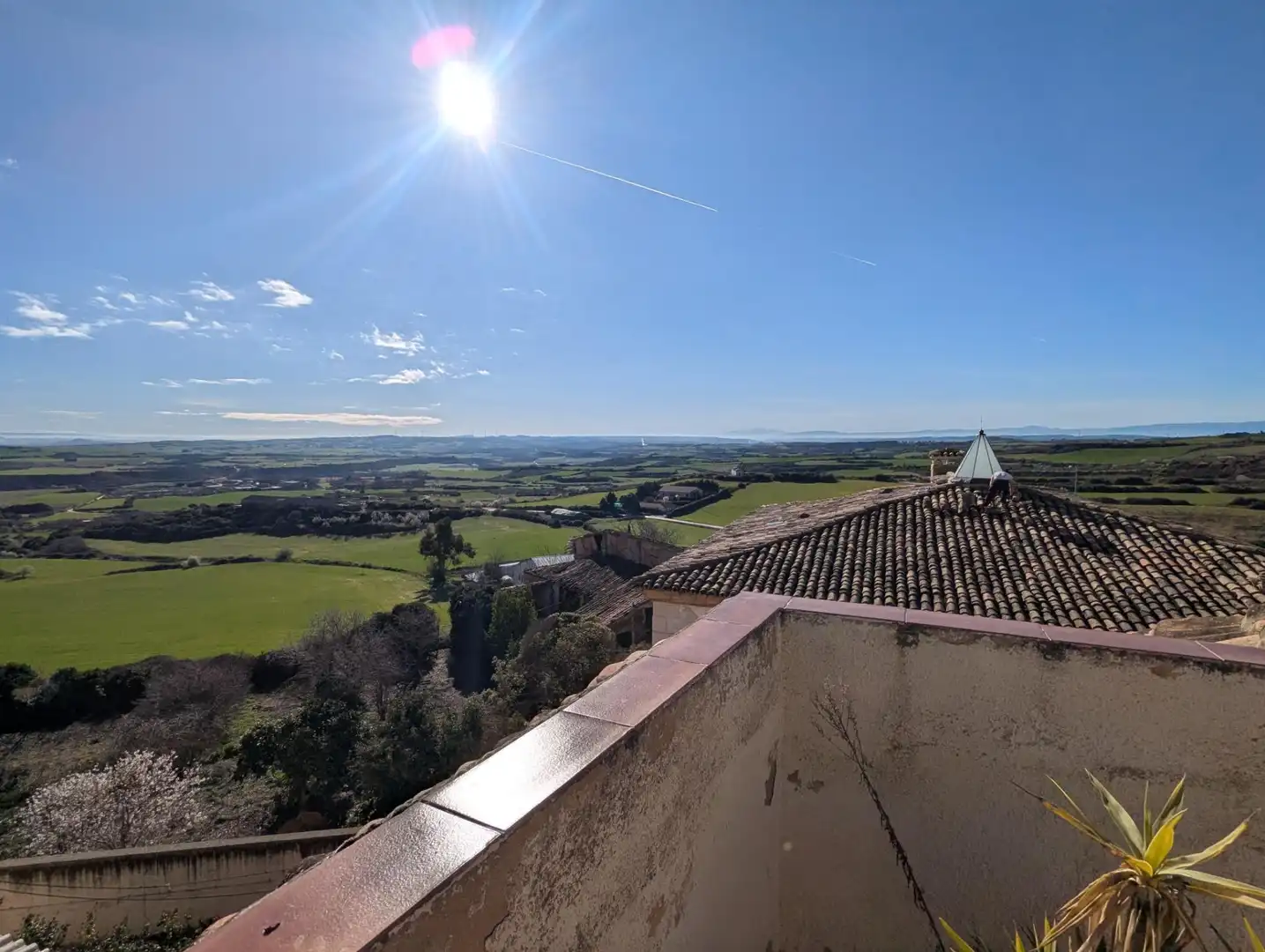 Vista exterior de Casa o chalet en venta en Aberin con Calefacción, Jardín privado y Piscina