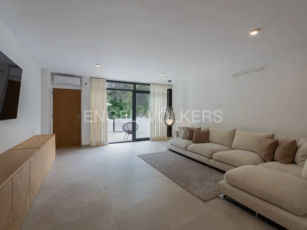 Living room of Houses for rent in Valencia  with Air Conditioner, Heating and Private garden